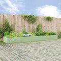 vidaXL Donica Pastelowa Zieleń 480 x 100 x 45 cm Stal Galwanizowana
