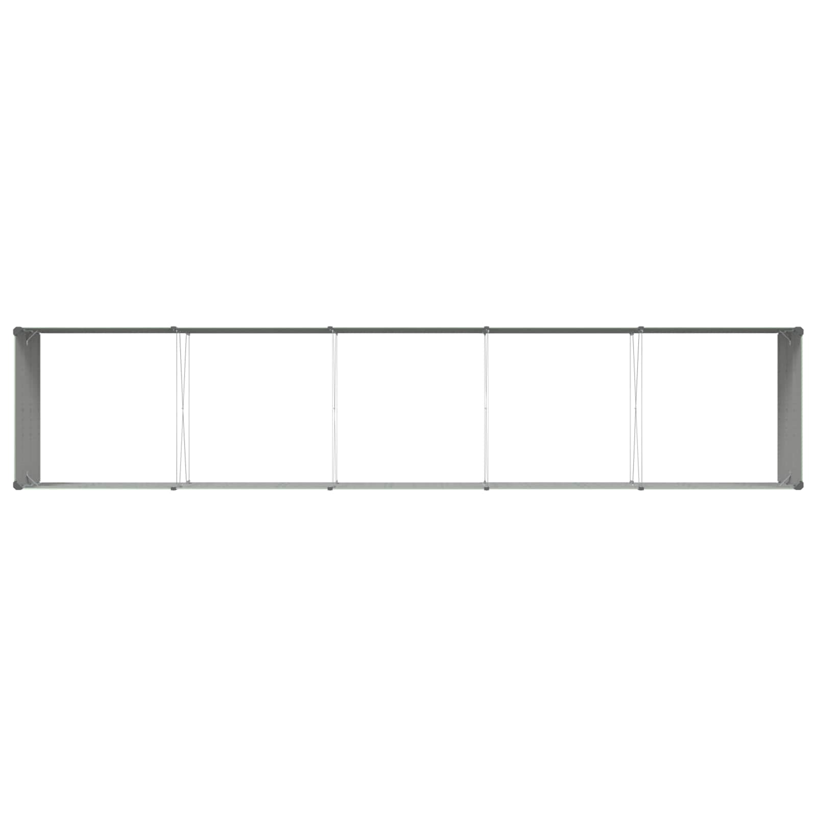vidaXL Donica Pastelowa Zieleń 480 x 100 x 45 cm Stal Galwanizowana