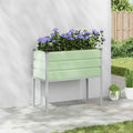 vidaXL Donica Pastelowa zieleń 100 x 45 x 90 cm Stal Galwanizowana