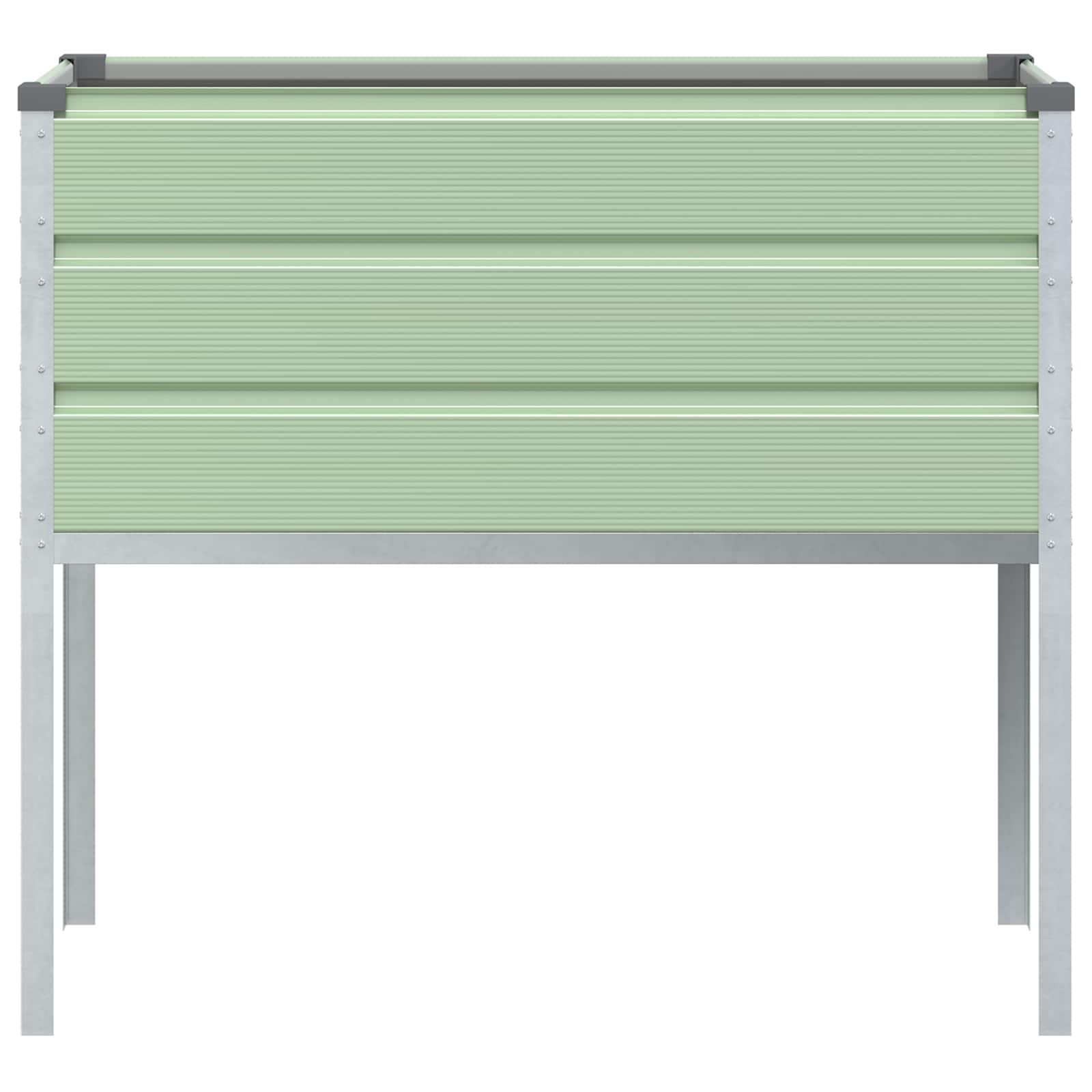 vidaXL Donica Pastelowa zieleń 100 x 45 x 90 cm Stal Galwanizowana