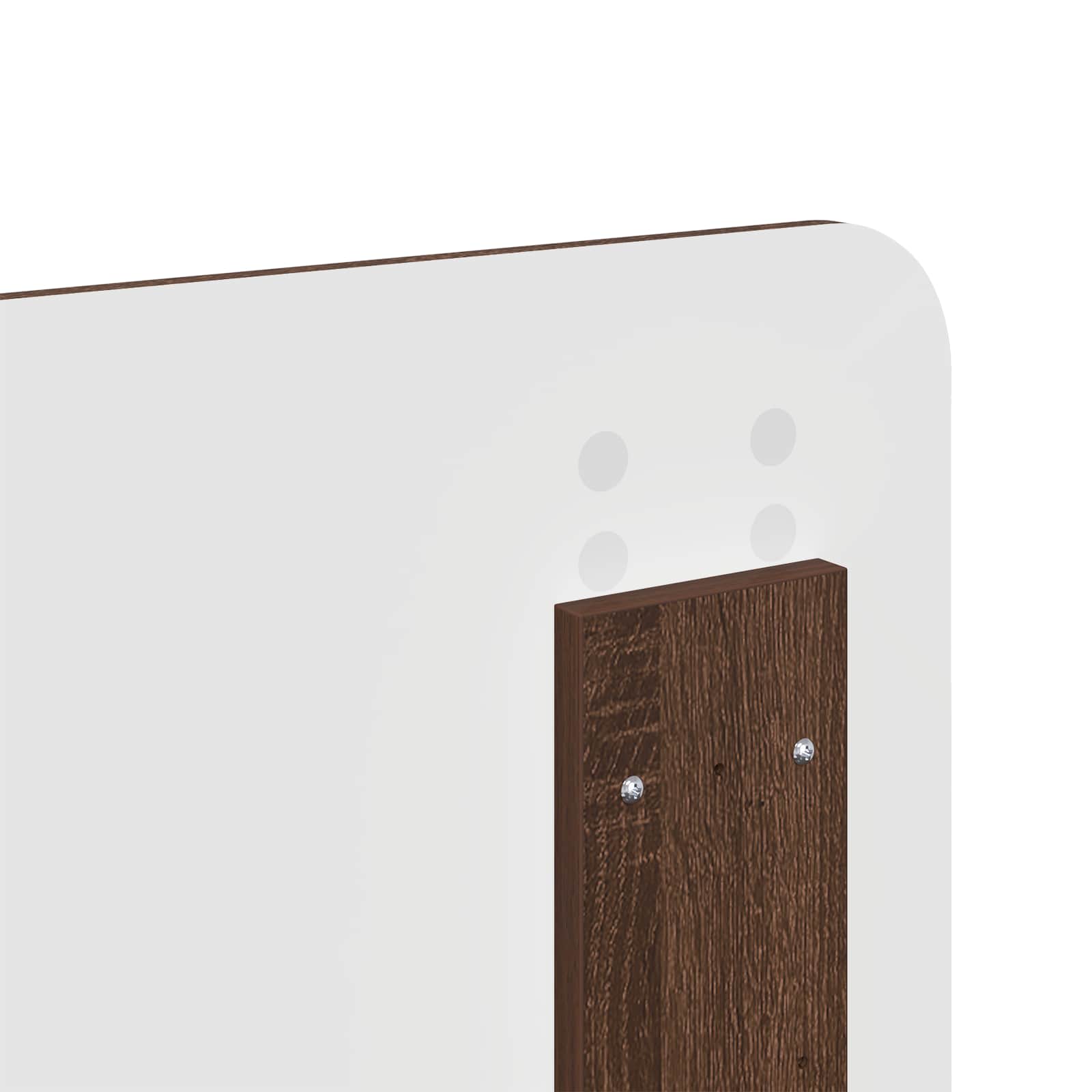 vidaXL Ramka łóżka Brązowy dąb 140 x 200 cm Lite drewno sosnowe