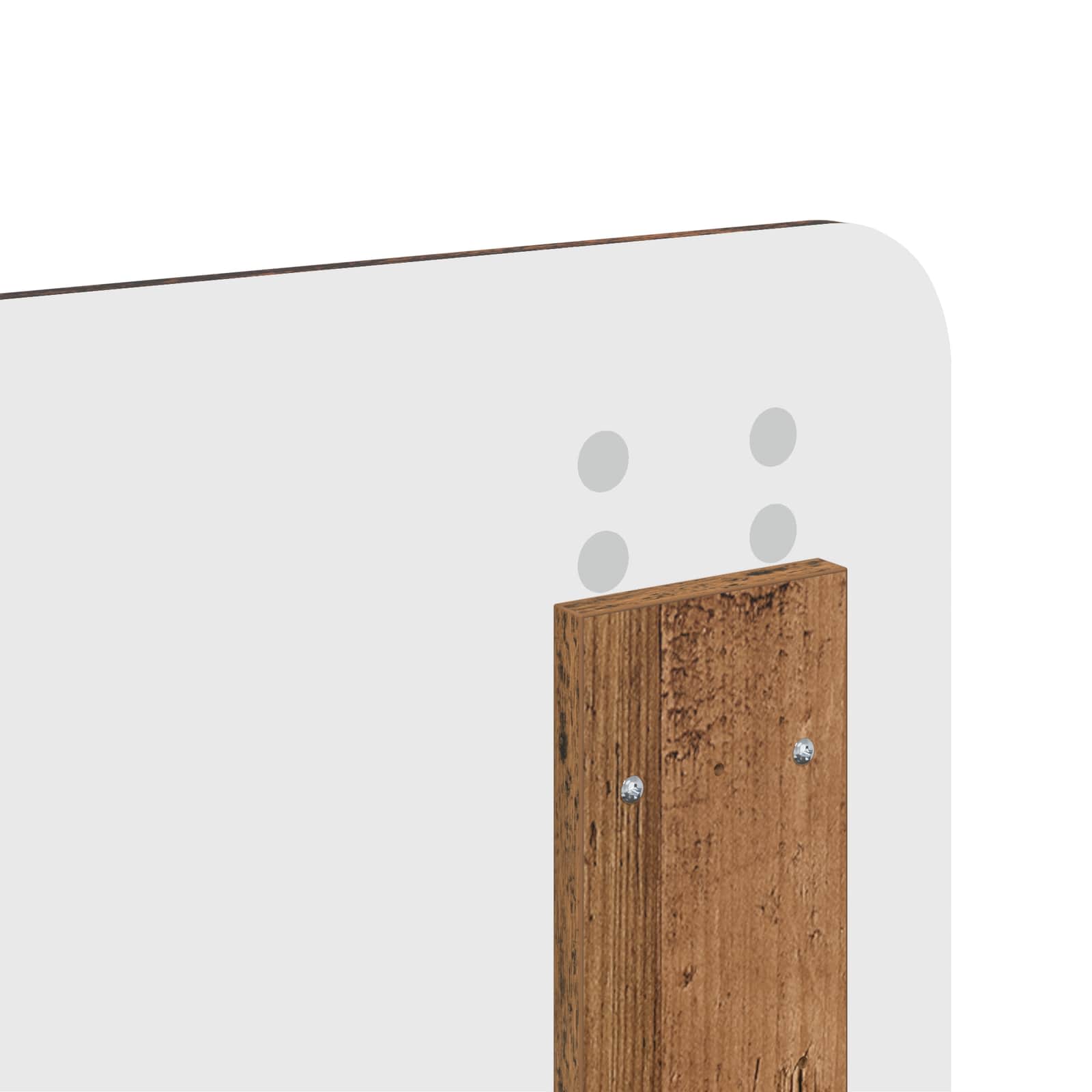 vidaXL Ramka łóżka Stare drewno 140 x 190 cm Lite drewno sosnowe