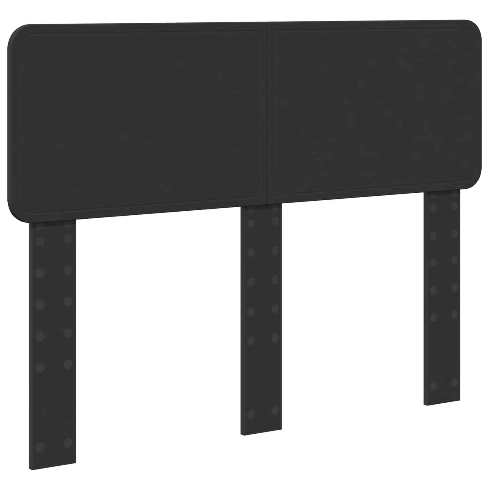 vidaXL Ramka łóżka Czarny 135 x 190 cm Lite drewno sosnowe