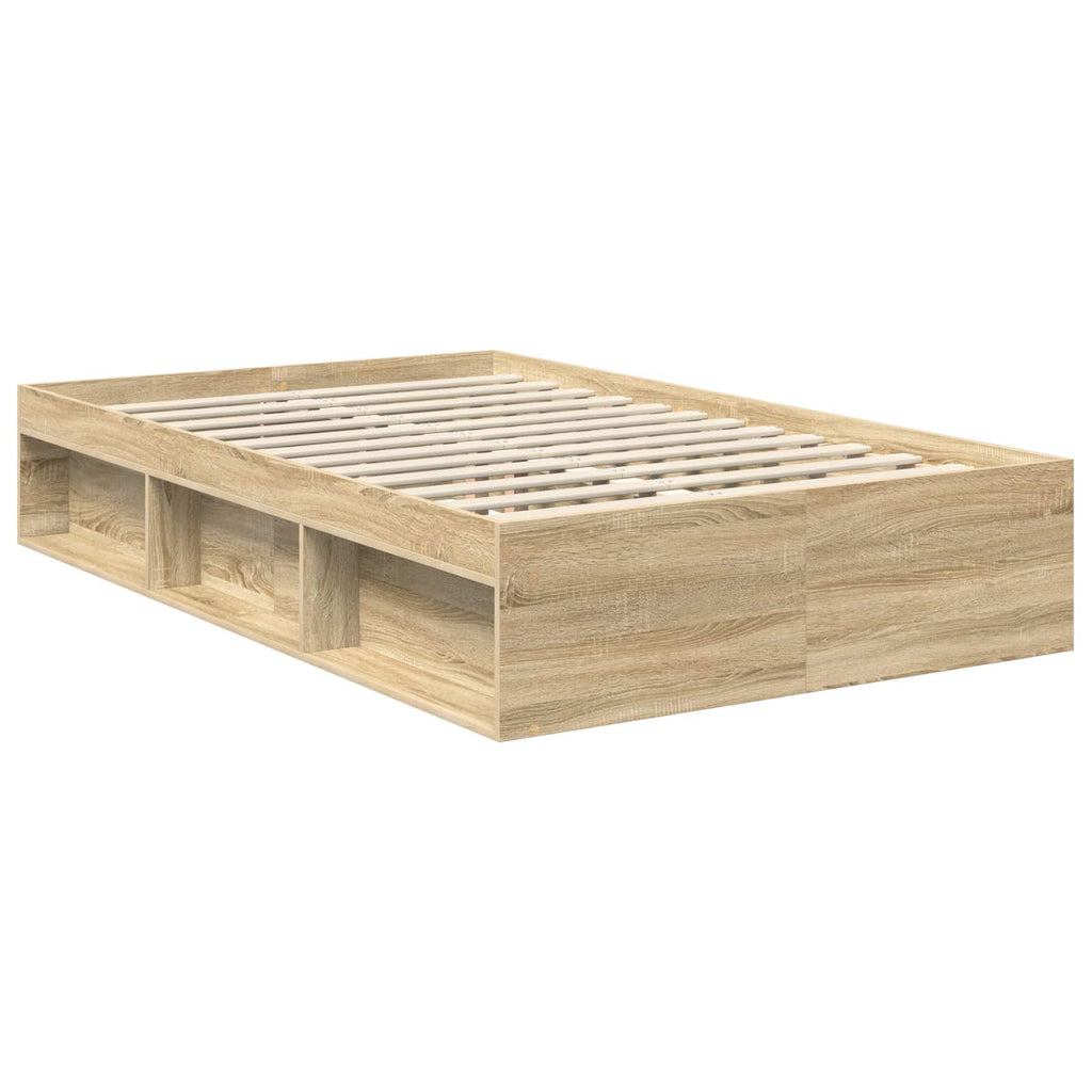 vidaXL Ramka łóżka Sonoma 120 x 190 cm Lite drewno sosnowe