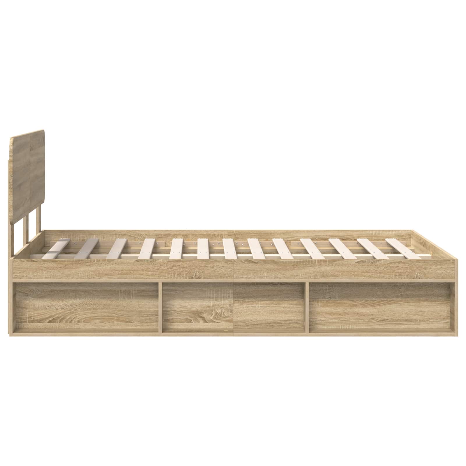vidaXL Ramka łóżka Sonoma 120 x 190 cm Lite drewno sosnowe