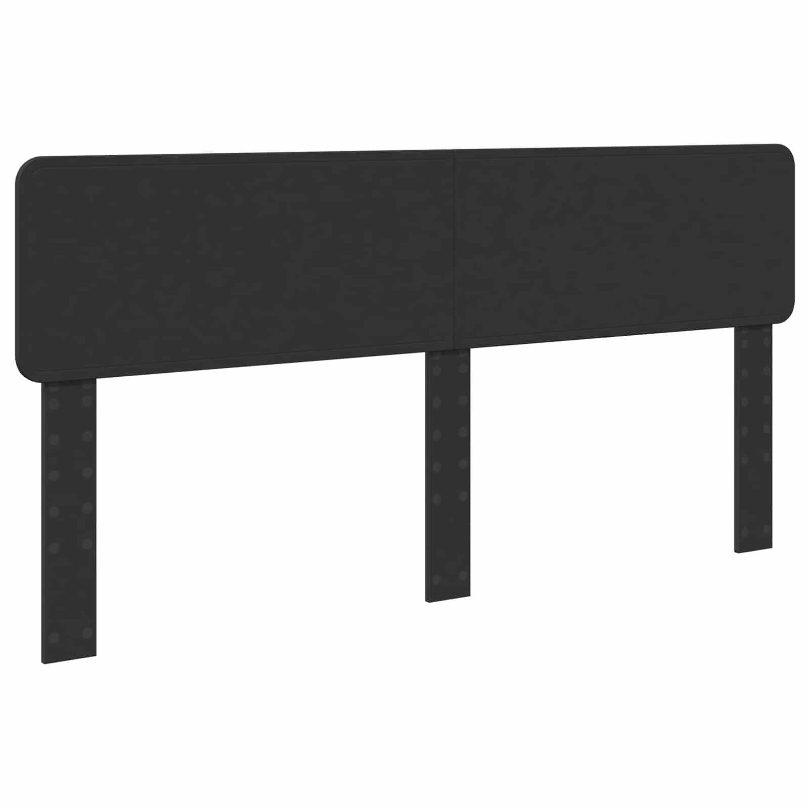 vidaXL Ramka łóżka z szufladą Czarny 200 x 200 cm Drewno inżynieryjne
