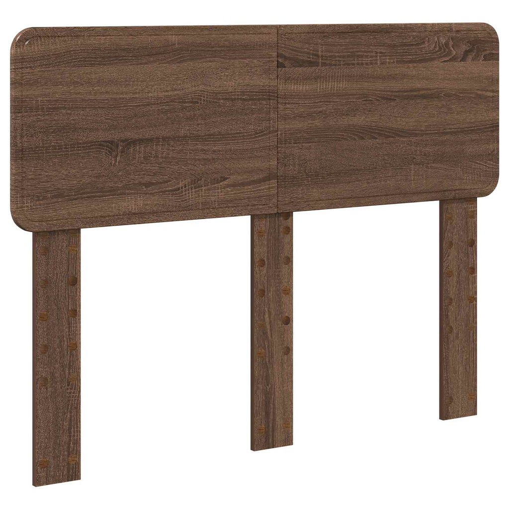 vidaXL Ramka łóżka Dąb brązowy 120 x 190 cm Drewno inżynieryjne