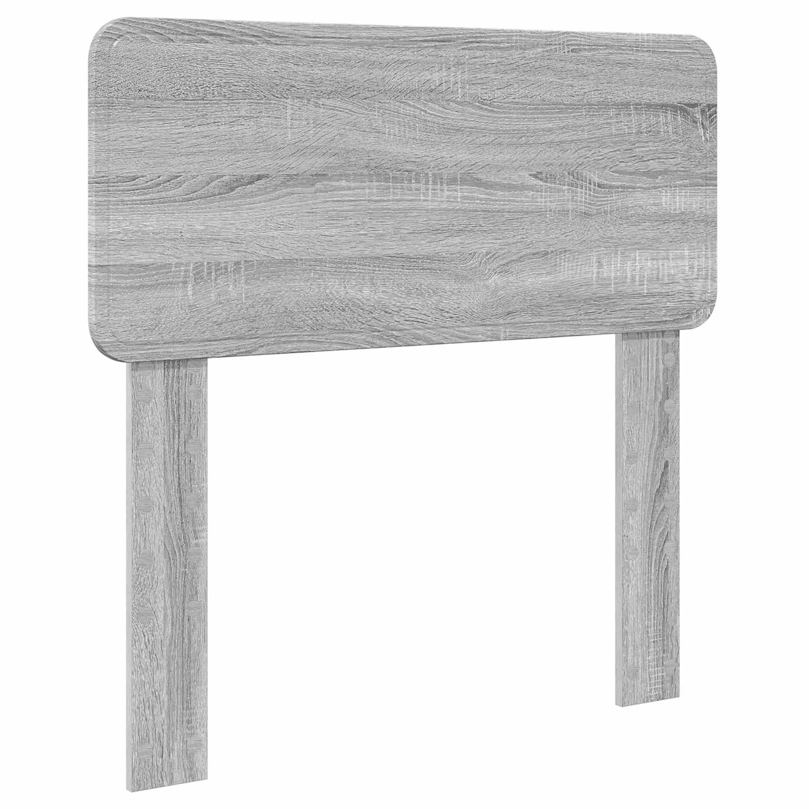 vidaXL Ramka łóżka Szary Sonoma 75 x 190 cm Drewno inżynieryjne