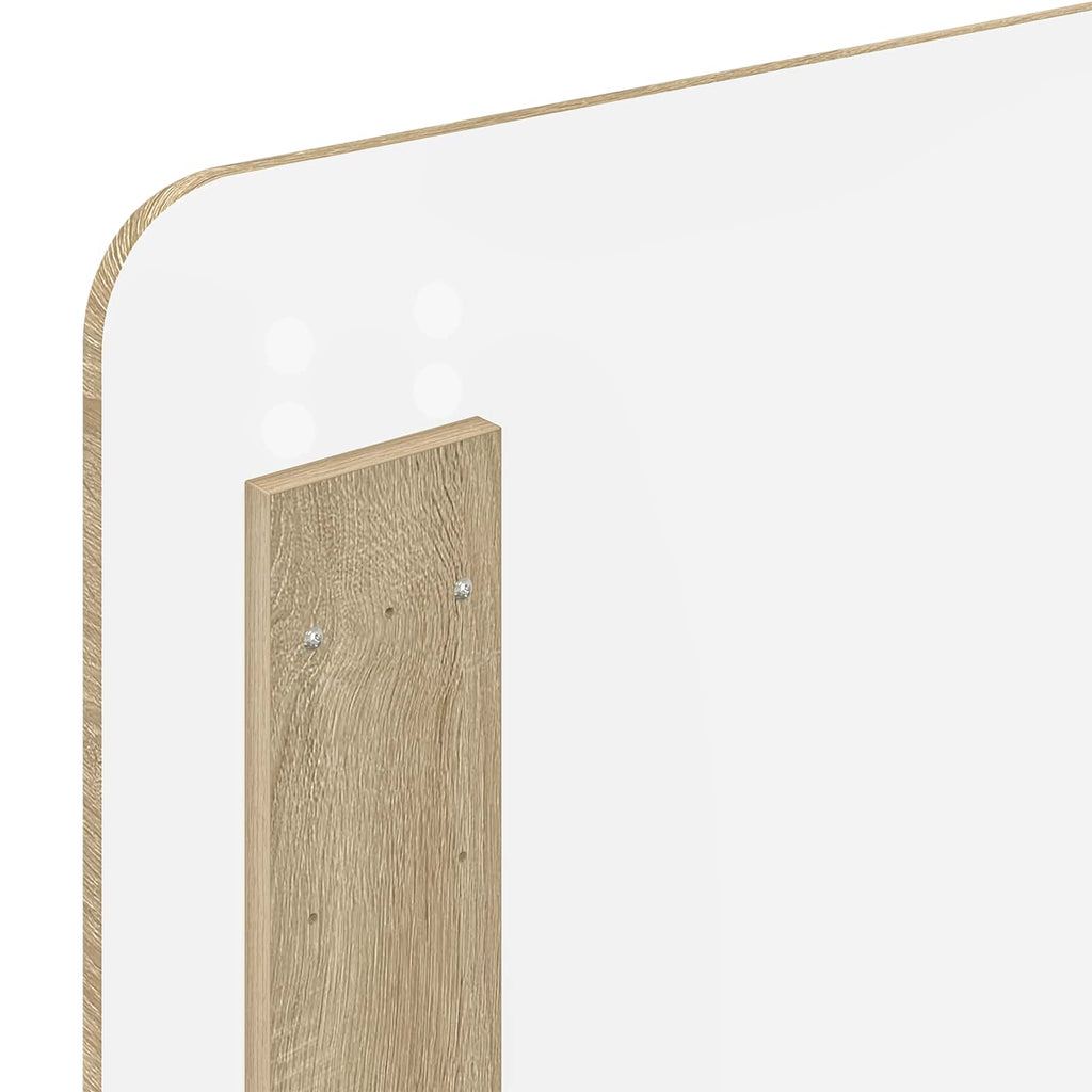 vidaXL Ramka łóżka Dąb Sonoma 100 x 200 cm Materiał drewnopochodny