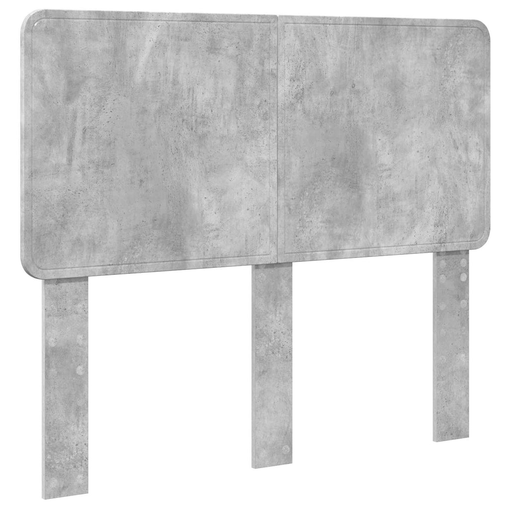 vidaXL Ramka łóżka Betonowy 120 x 200 cm Lite drewno sosnowe