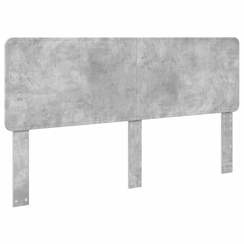 vidaXL Ramka łóżka Betonowy szary 180 x 200 cm Drewno inżynieryjne