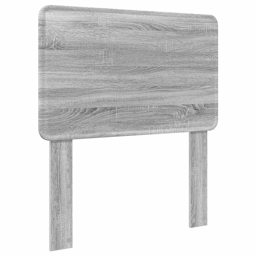 vidaXL Ramka łóżka Szary Sonoma 75 x 190 cm Materiał drewnopochodny