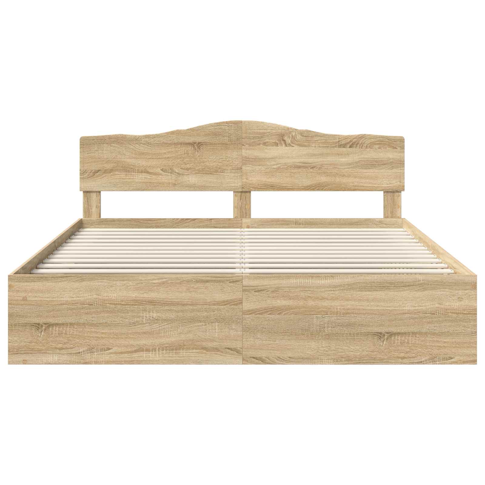 vidaXL Ramka łóżka Sonoma 180 x 200 cm Lite drewno sosnowe
