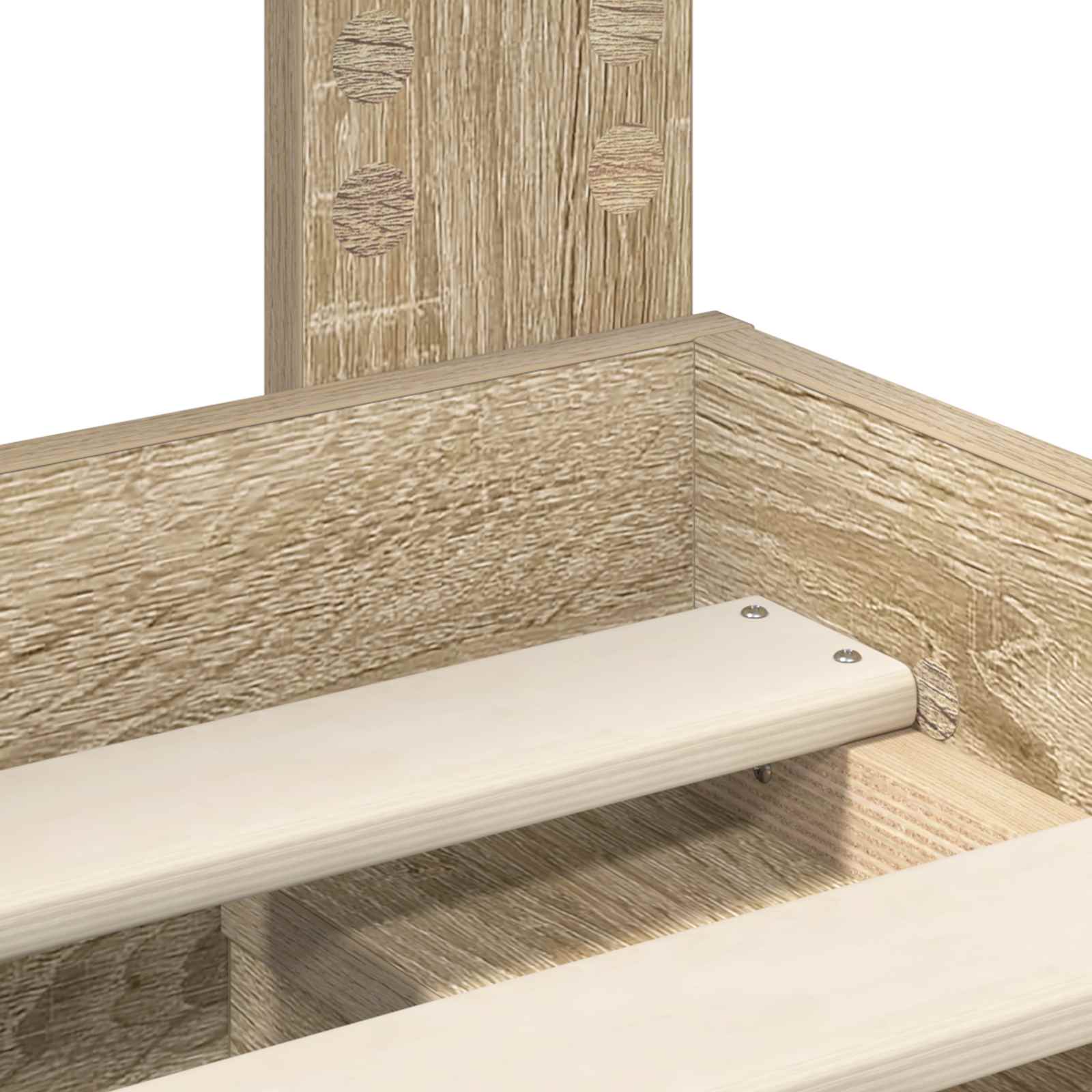 vidaXL Ramka łóżka Sonoma 120 x 200 cm Lite drewno sosnowe