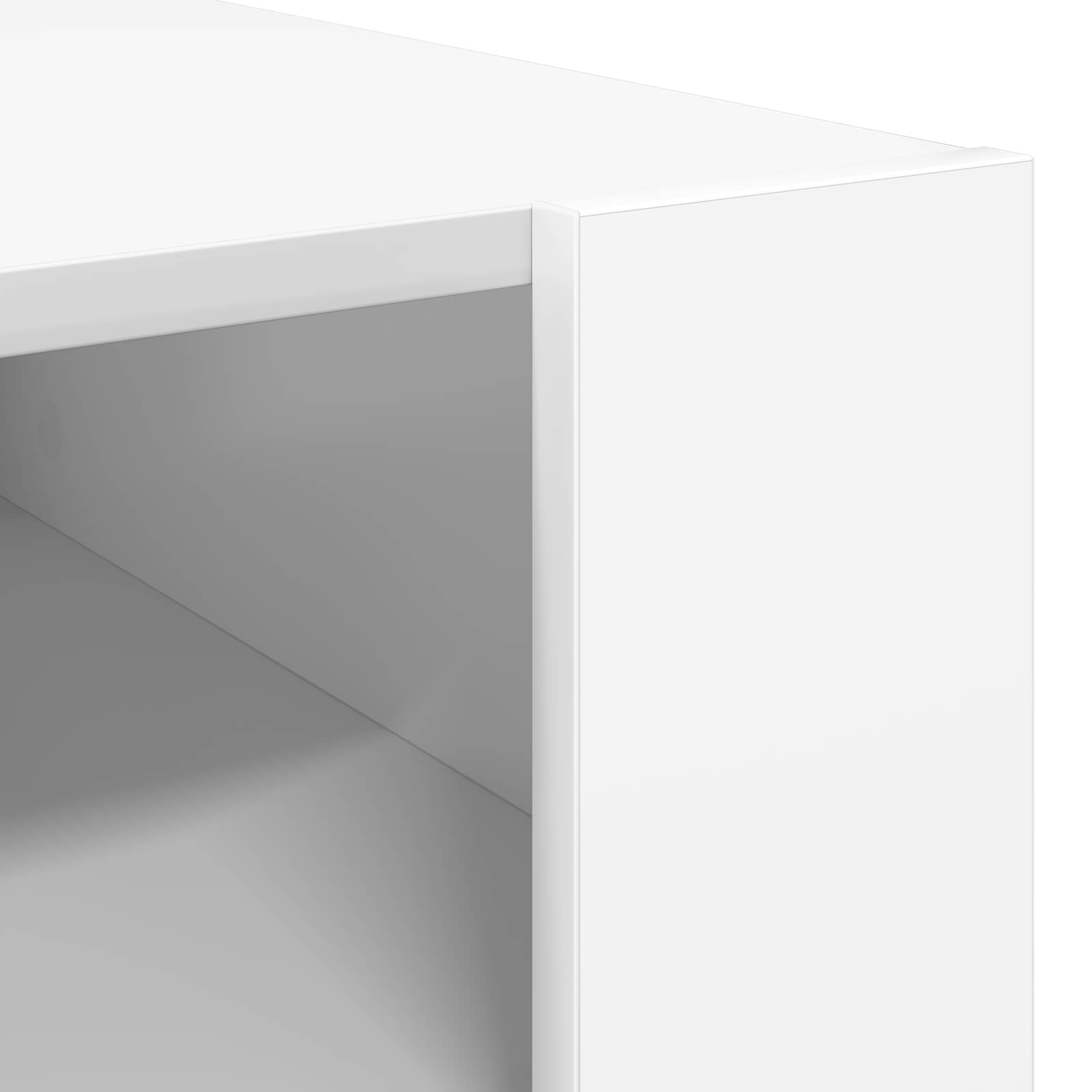 vidaXL Stolik kawowy Biały 92 x 53 x 45 cm Materiał drewnopochodny
