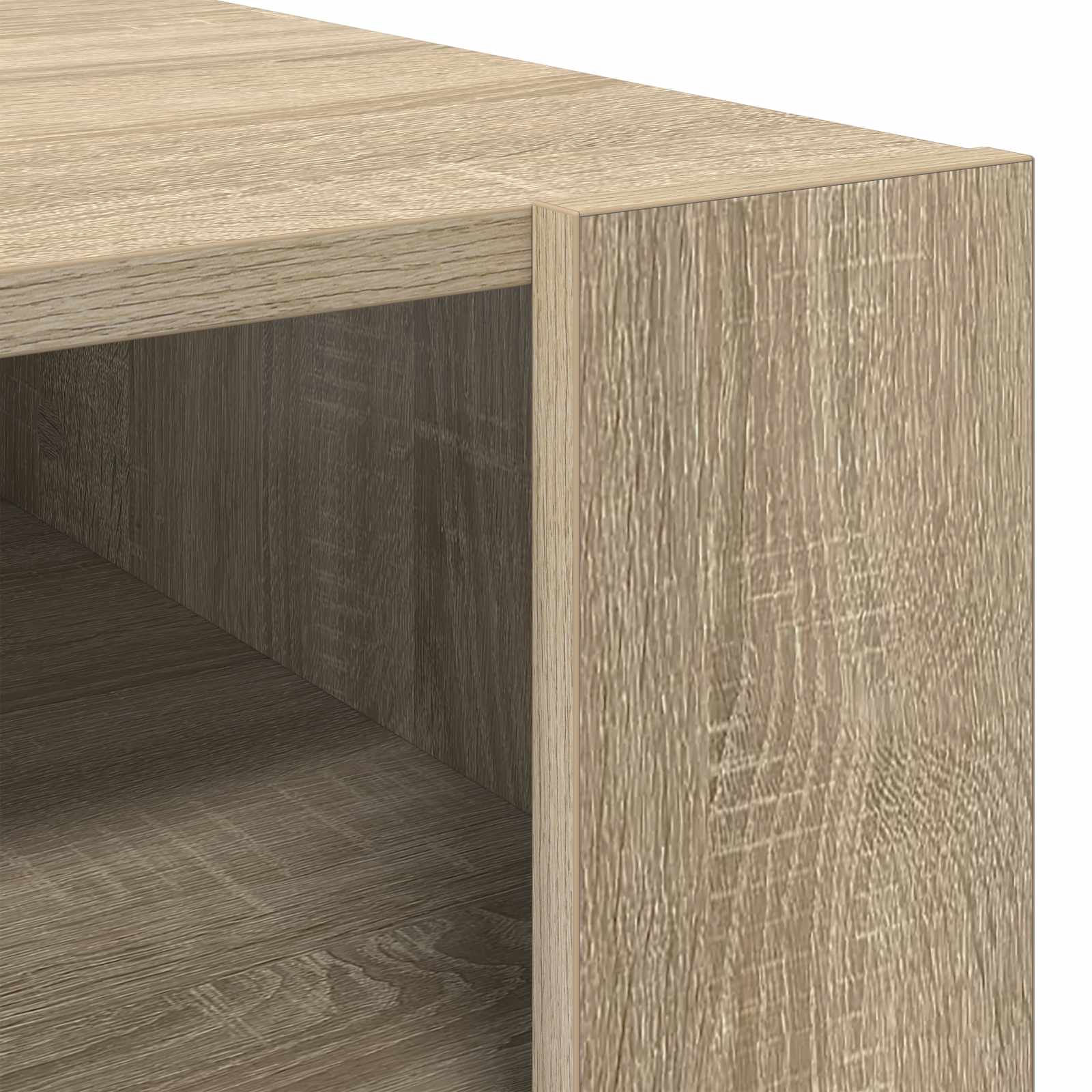 vidaXL Stolik kawowy z przechowywaniem Dąb Sonoma 92 x 53 x 45 cm