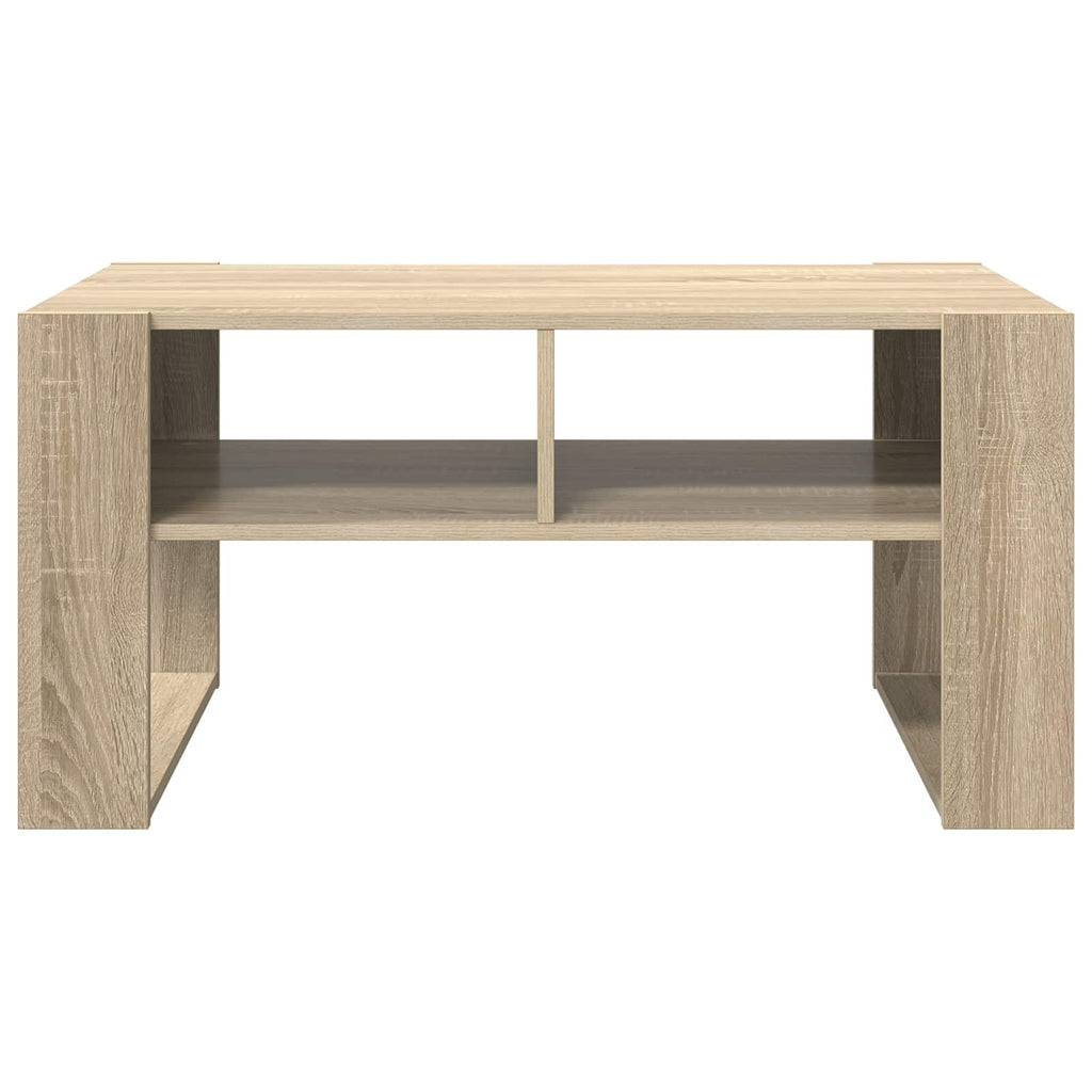 vidaXL Stolik kawowy z przechowywaniem Dąb Sonoma 92 x 53 x 45 cm