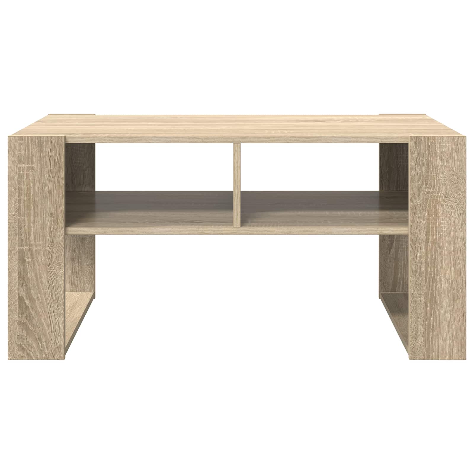 vidaXL Stolik kawowy z przechowywaniem Dąb Sonoma 92 x 53 x 45 cm