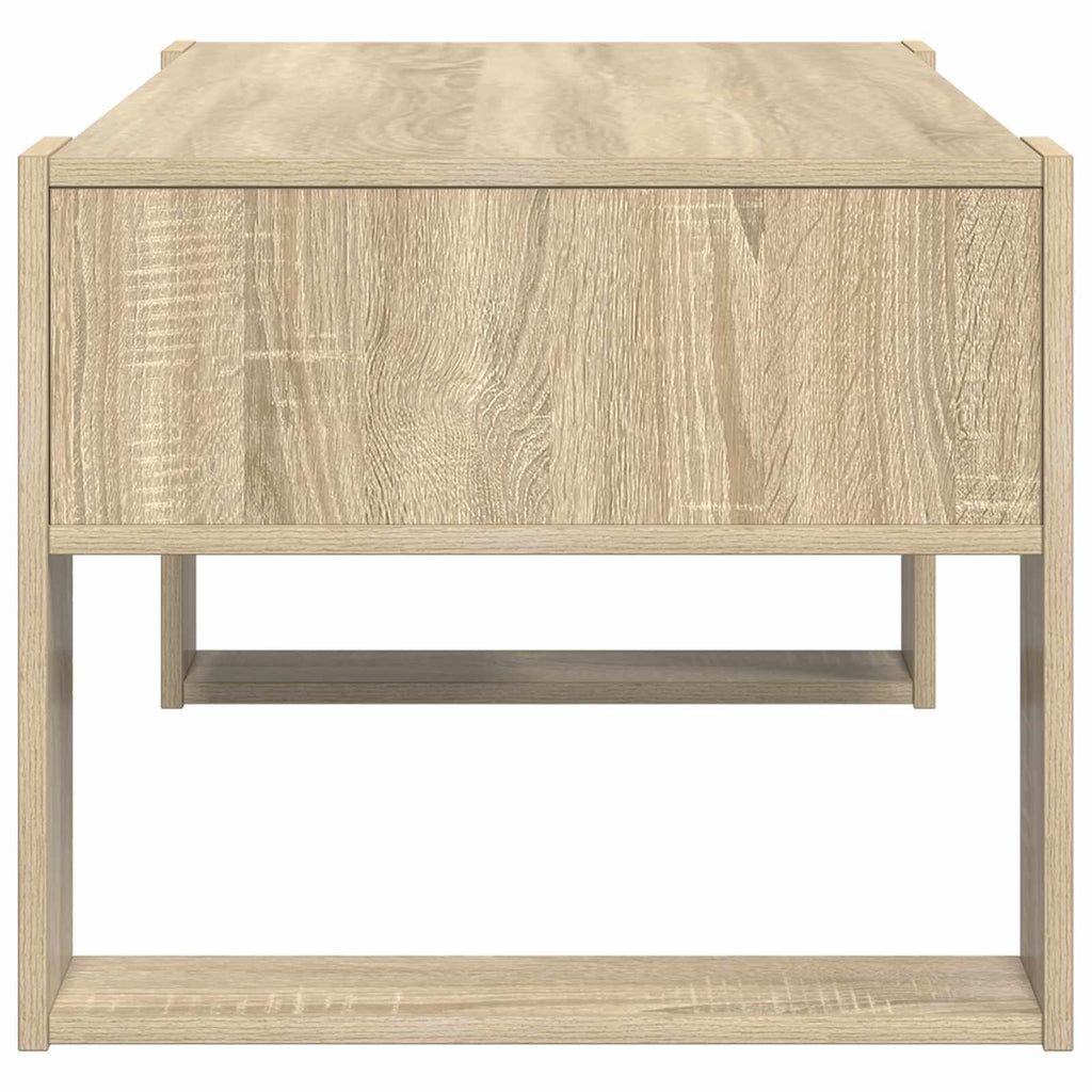 vidaXL Stolik kawowy z przechowywaniem Dąb Sonoma 92 x 53 x 45 cm