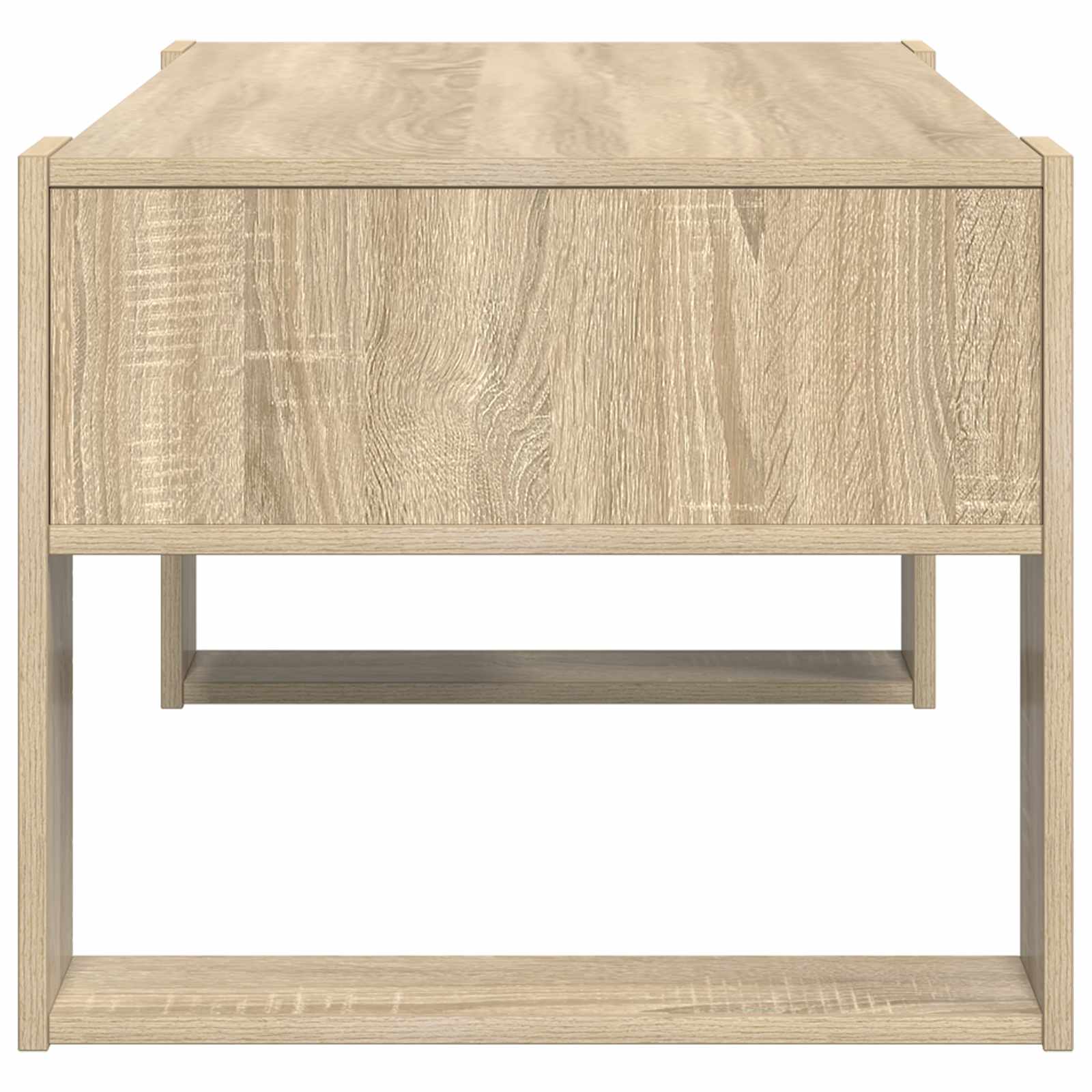 vidaXL Stolik kawowy z przechowywaniem Dąb Sonoma 92 x 53 x 45 cm