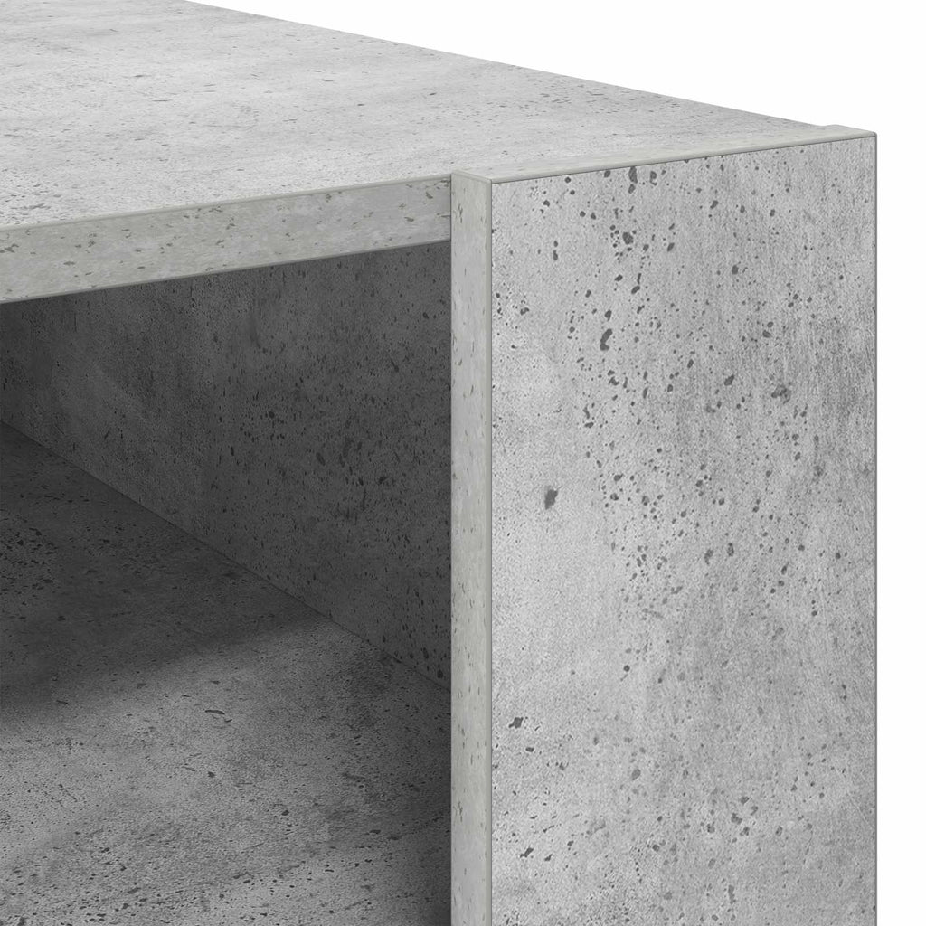 vidaXL Stolik kawowy z przechowywaniem Betonowy szary 92 x 53 x 45 cm