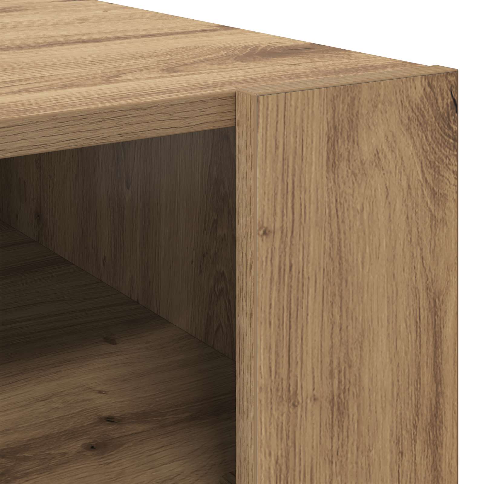 vidaXL Stolik kawowy Dąb rzemieślniczy 92 x 53 x 45 cm