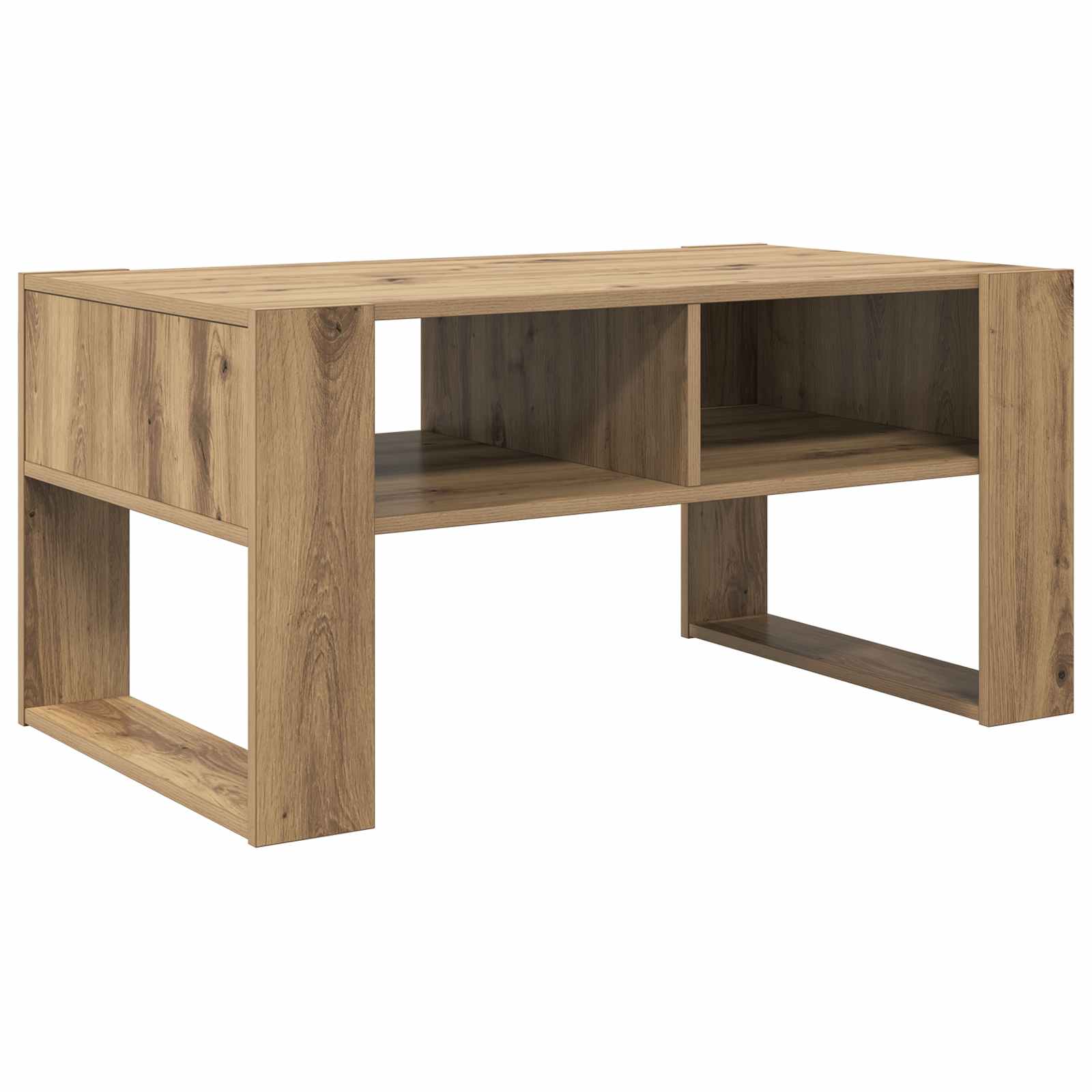 vidaXL Stolik kawowy Dąb rzemieślniczy 92 x 53 x 45 cm