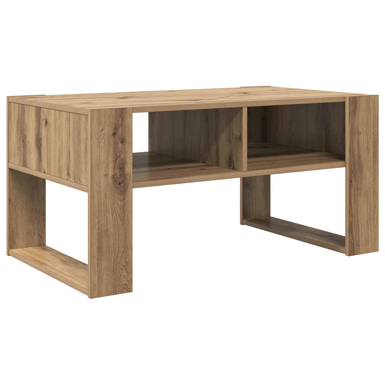 vidaXL Stolik kawowy Dąb rzemieślniczy 92 x 53 x 45 cm
