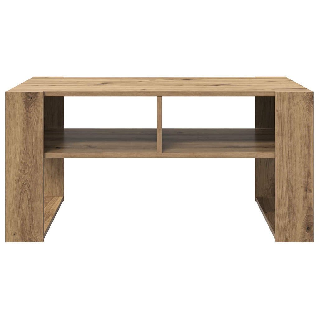 vidaXL Stolik kawowy Dąb rzemieślniczy 92 x 53 x 45 cm