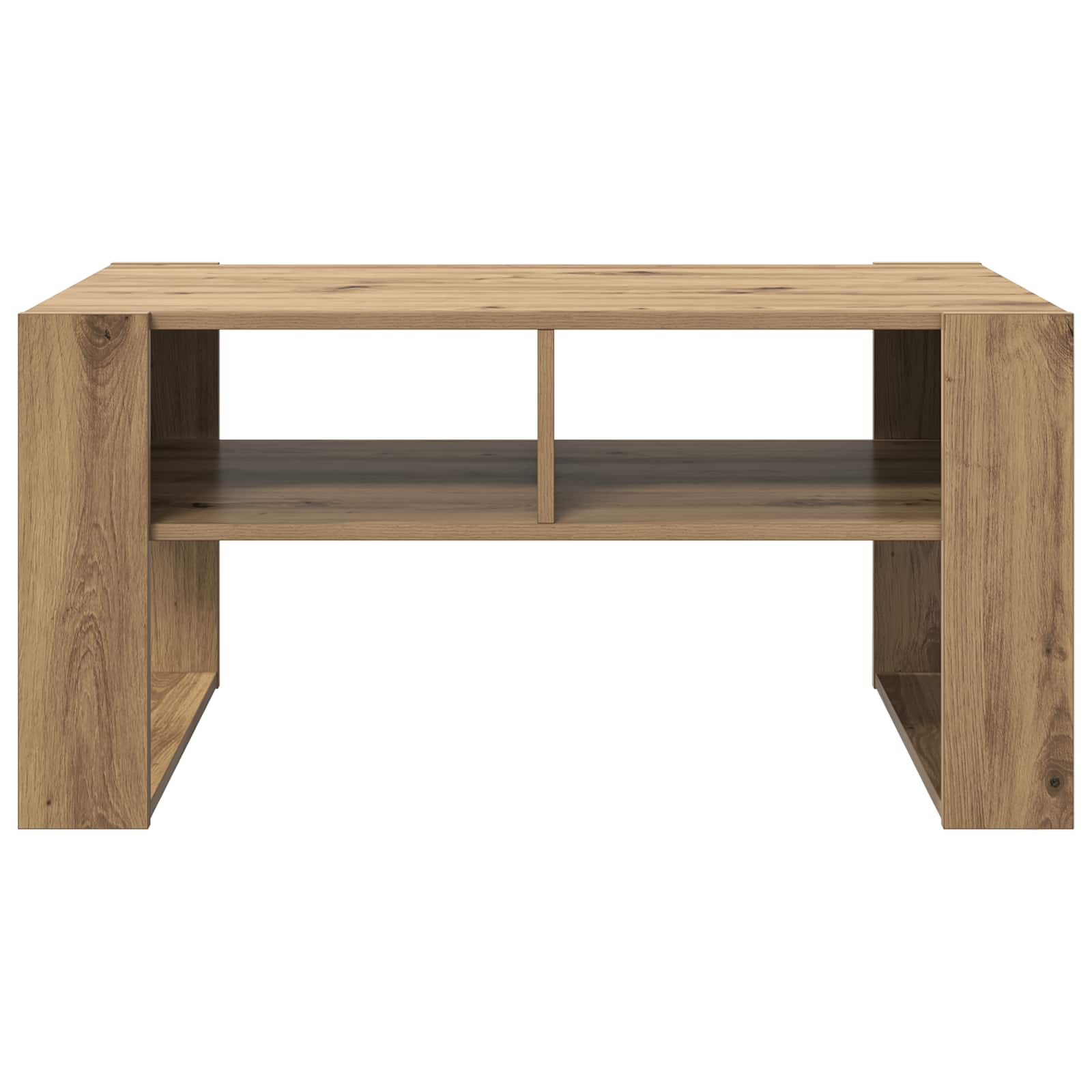 vidaXL Stolik kawowy Dąb rzemieślniczy 92 x 53 x 45 cm