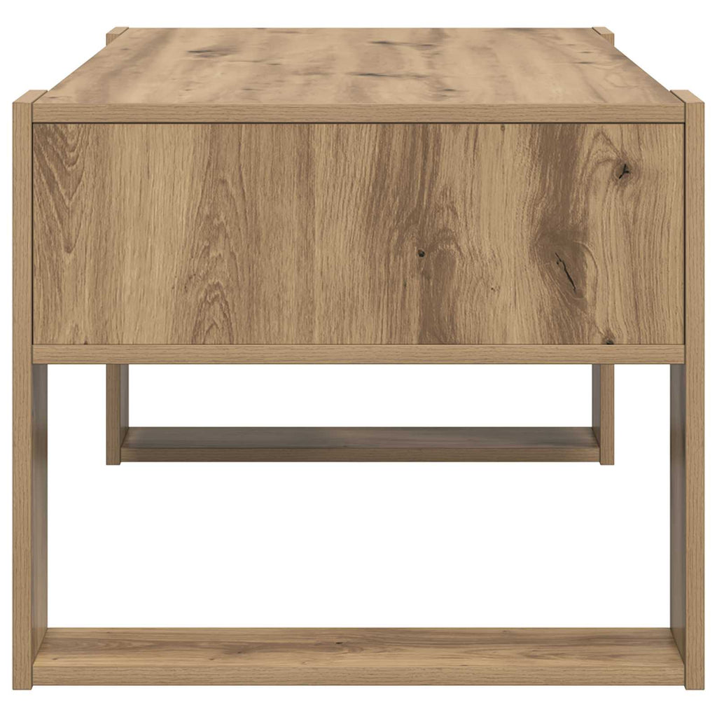 vidaXL Stolik kawowy Dąb rzemieślniczy 92 x 53 x 45 cm