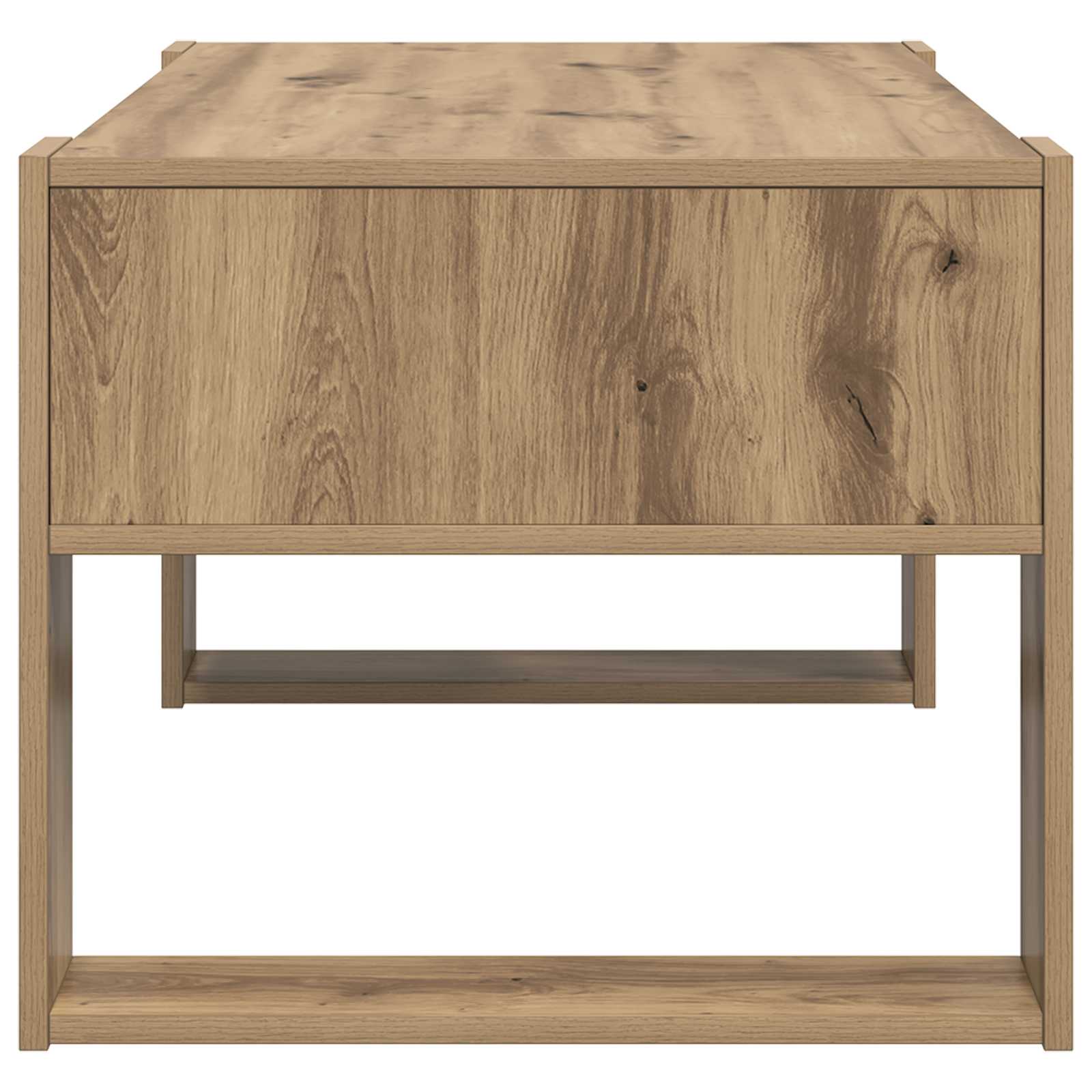 vidaXL Stolik kawowy Dąb rzemieślniczy 92 x 53 x 45 cm