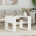 vidaXL Stolik kawowy Biały 66 x 53 x 45 cm Materiał drewnopochodny