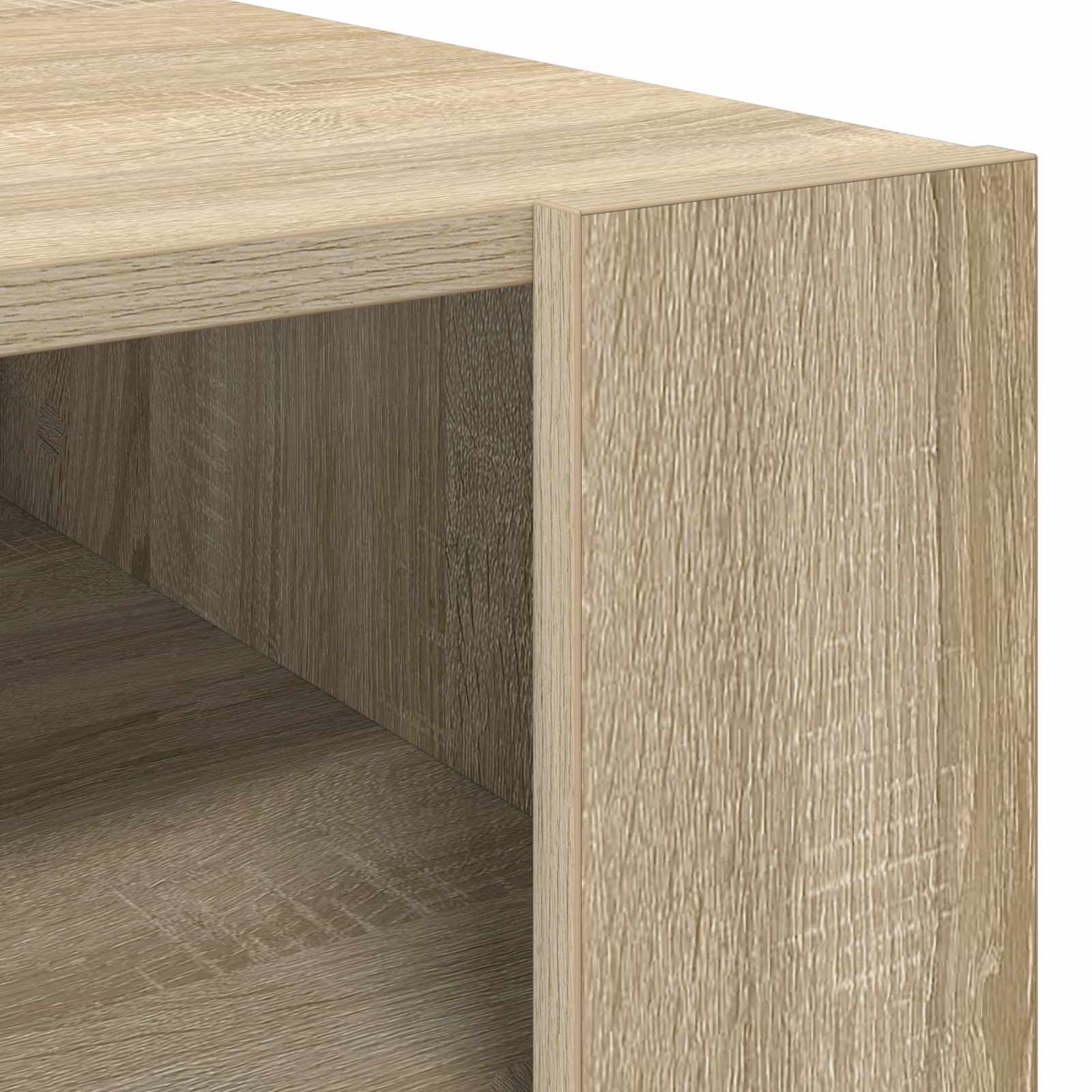 vidaXL Stolik kawowy z przechowywaniem Dąb Sonoma 66 x 53 x 45 cm