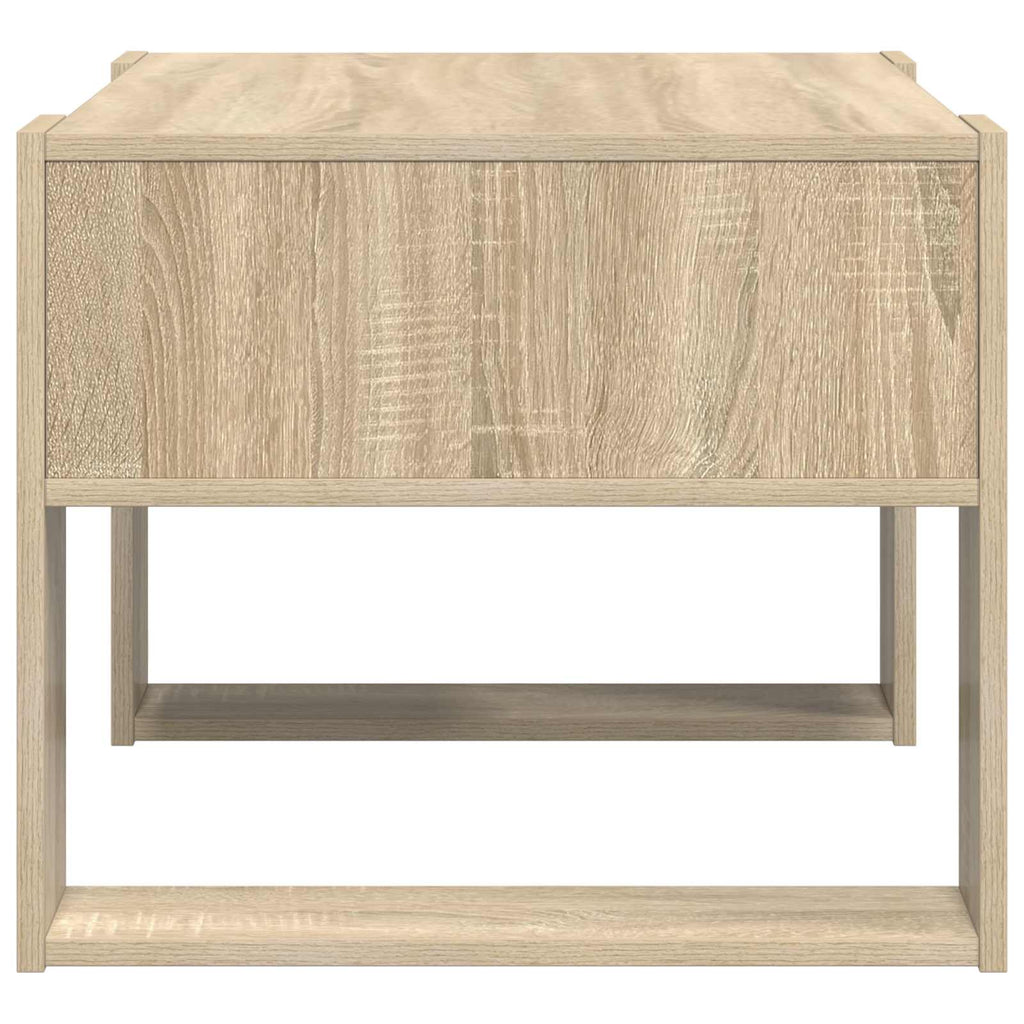 vidaXL Stolik kawowy z przechowywaniem Dąb Sonoma 66 x 53 x 45 cm