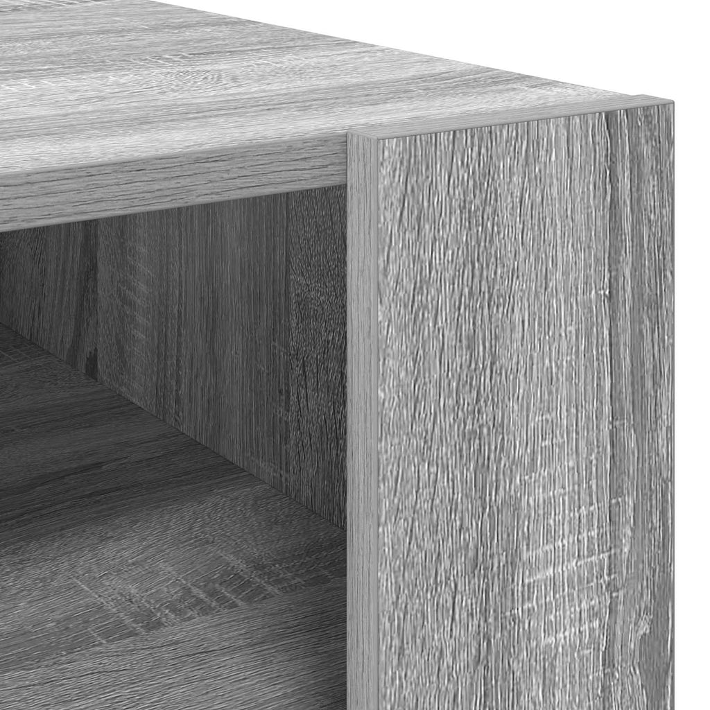 vidaXL Stolik kawowy z przechowywaniem Szary Sonoma 66 x 53 x 45 cm