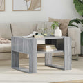vidaXL Stolik kawowy z przechowywaniem Szary Sonoma 66 x 53 x 45 cm