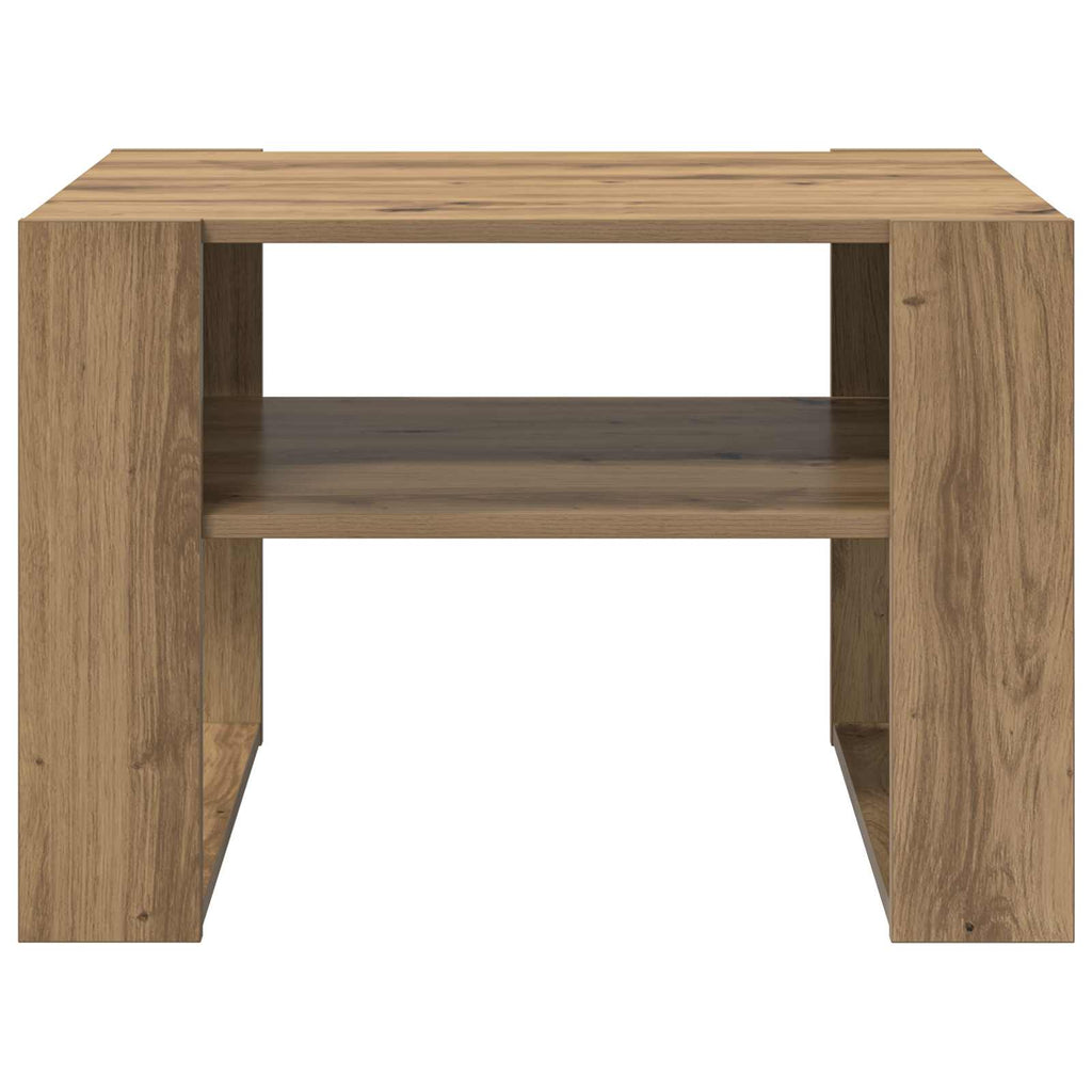 vidaXL Stolik kawowy Dąb rzemieślniczy 66 x 53 x 45 cm