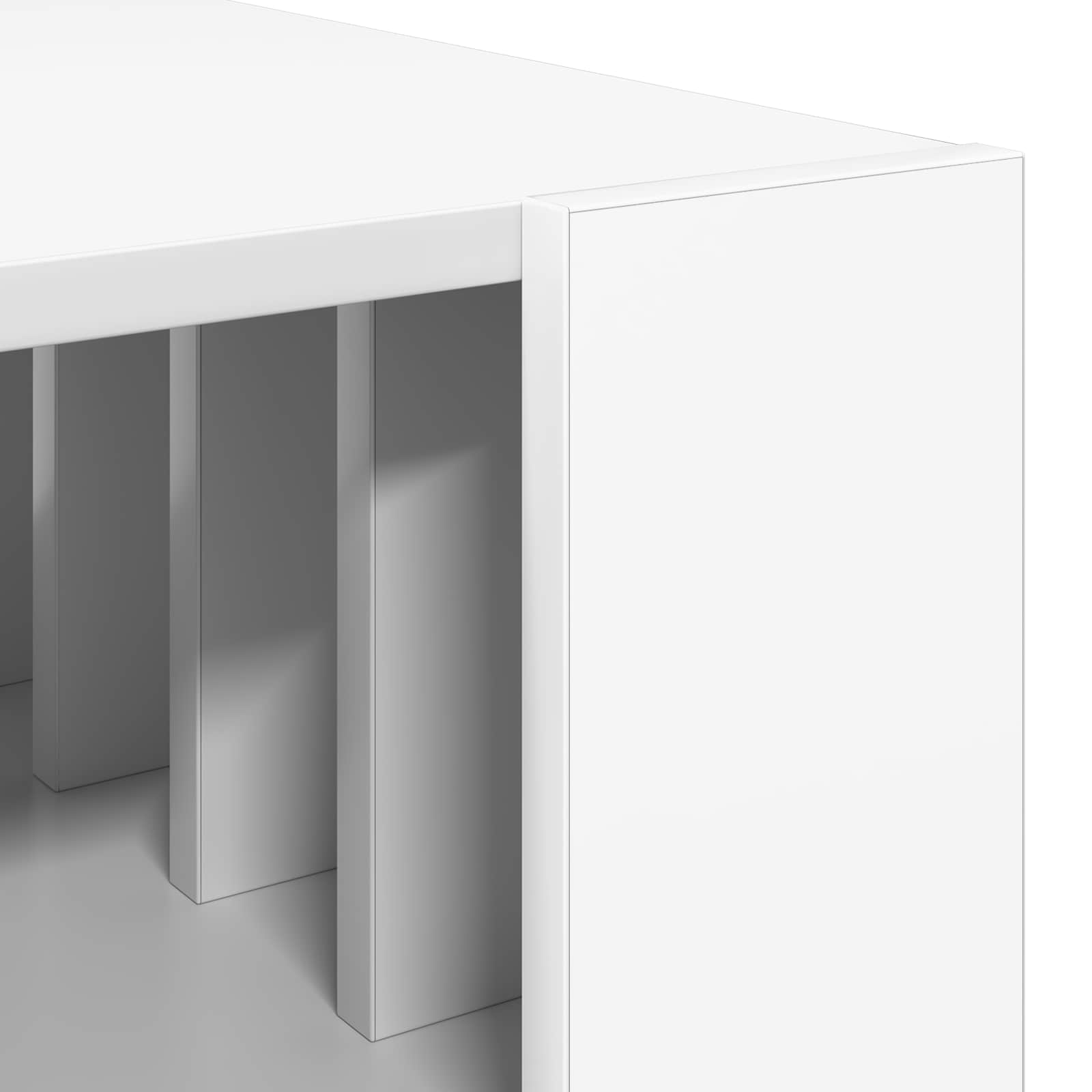 vidaXL Stolik kawowy Biały 92 x 49,5 x 45 cm Materiał drewnopochodny
