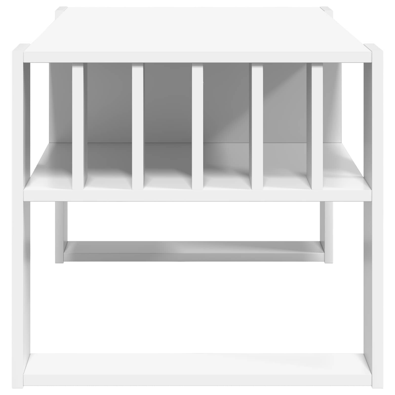 vidaXL Stolik kawowy Biały 92 x 49,5 x 45 cm Materiał drewnopochodny