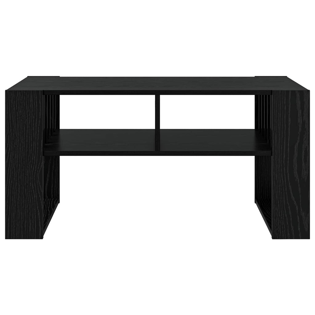 vidaXL Stolik kawowy Czarny Dąb 92 x 49,5 x 45 cm