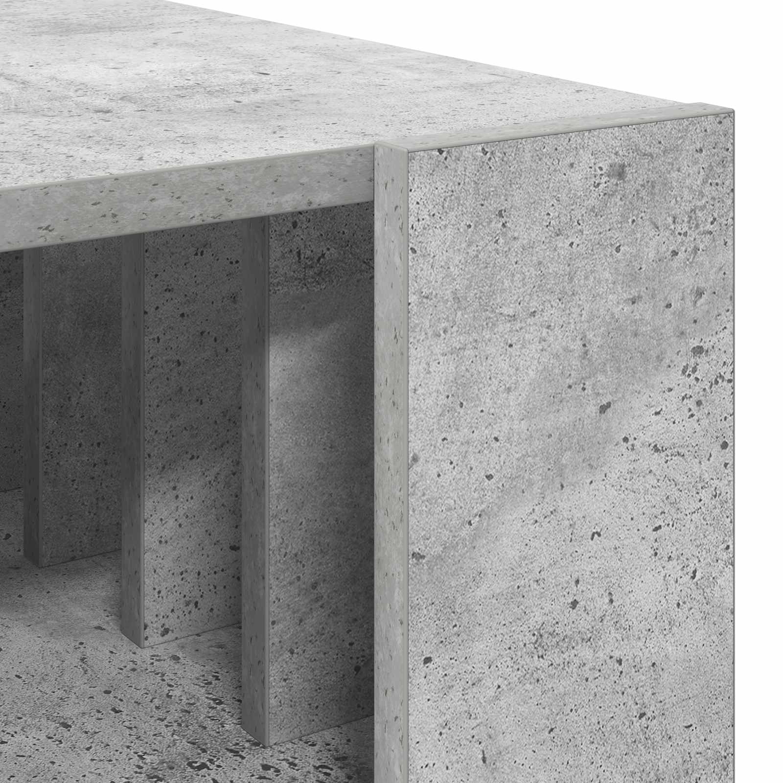 vidaXL Stolik kawowy Betonowy szary 92 x 49,5 x 45 cm