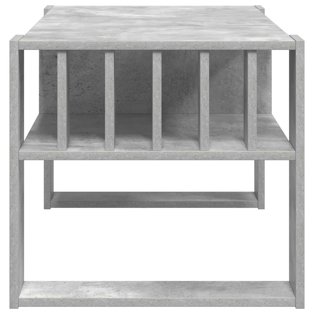 vidaXL Stolik kawowy Betonowy szary 92 x 49,5 x 45 cm