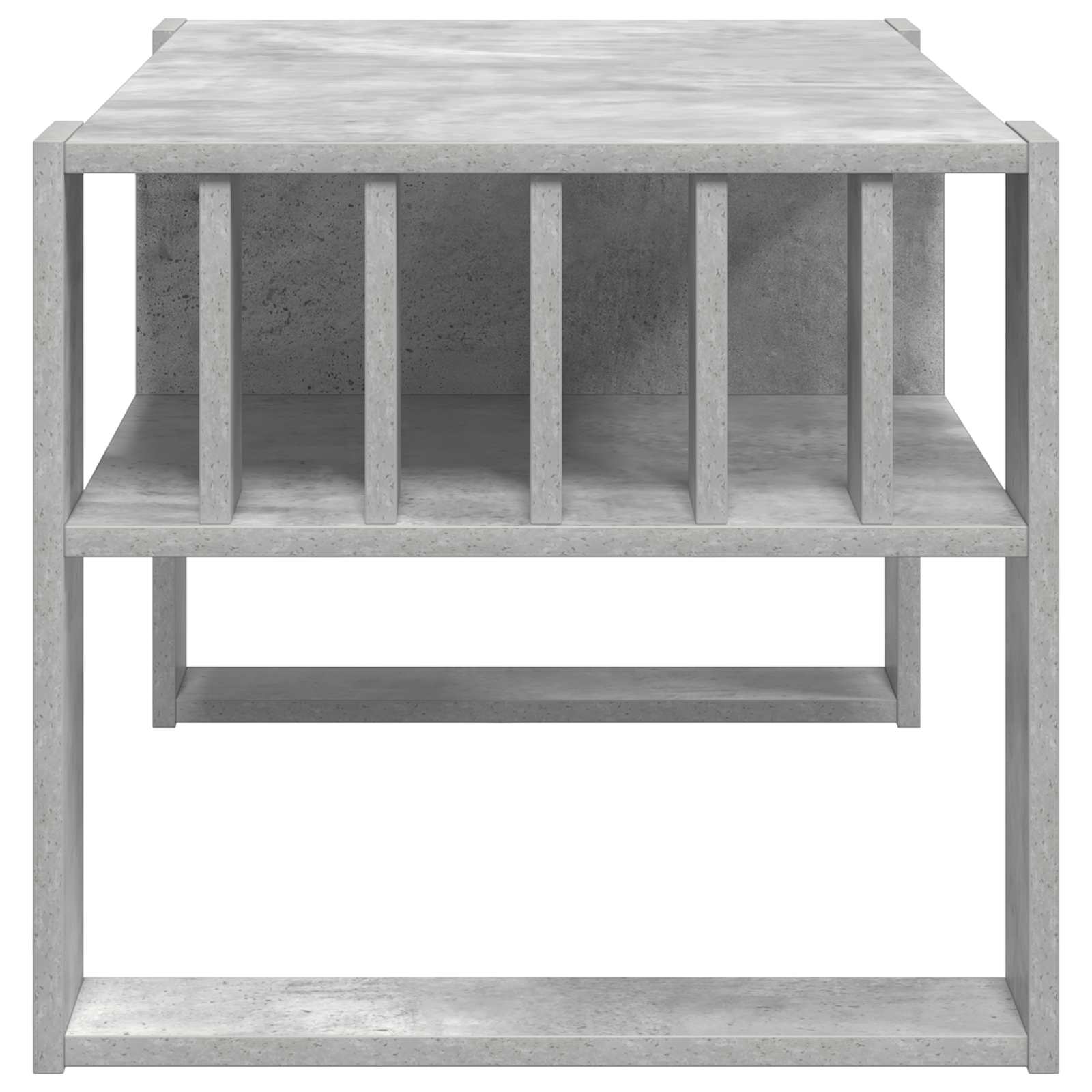 vidaXL Stolik kawowy Betonowy szary 92 x 49,5 x 45 cm