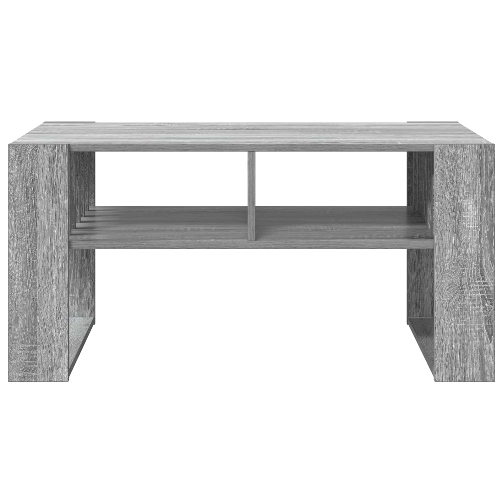vidaXL Stolik kawowy Szary Sonoma 92 x 49,5 x 45 cm