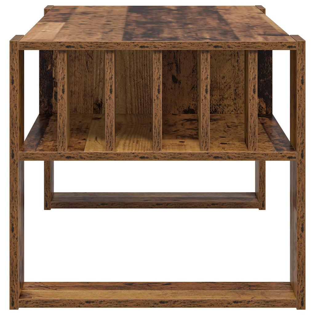 vidaXL Stolik kawowy Stare drewno 92 x 49,5 x 45 cm