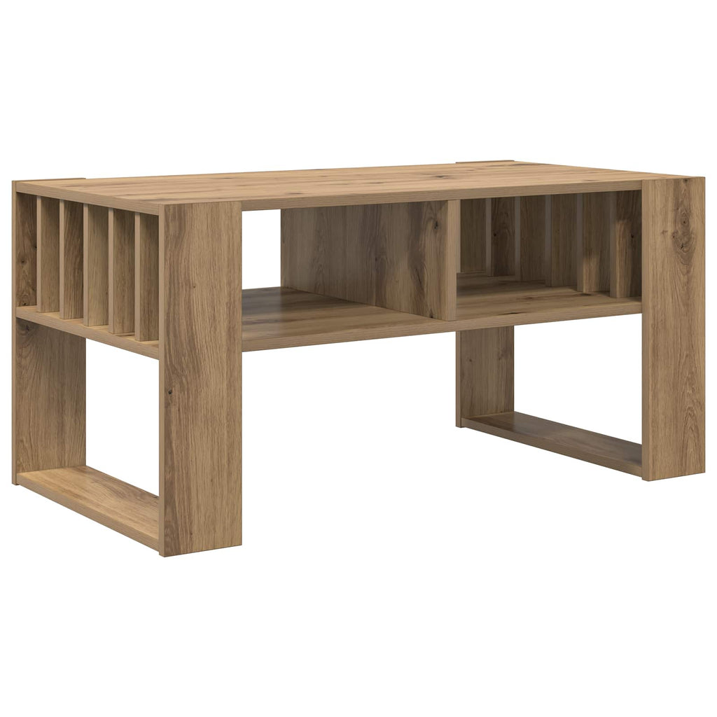 vidaXL Stolik kawowy Dąb rzemieślniczy 92 x 49,5 x 45 cm