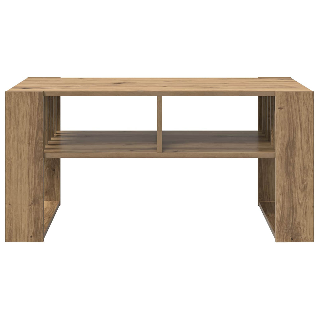 vidaXL Stolik kawowy Dąb rzemieślniczy 92 x 49,5 x 45 cm