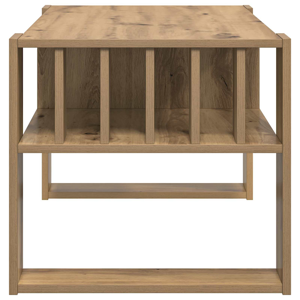 vidaXL Stolik kawowy Dąb rzemieślniczy 92 x 49,5 x 45 cm