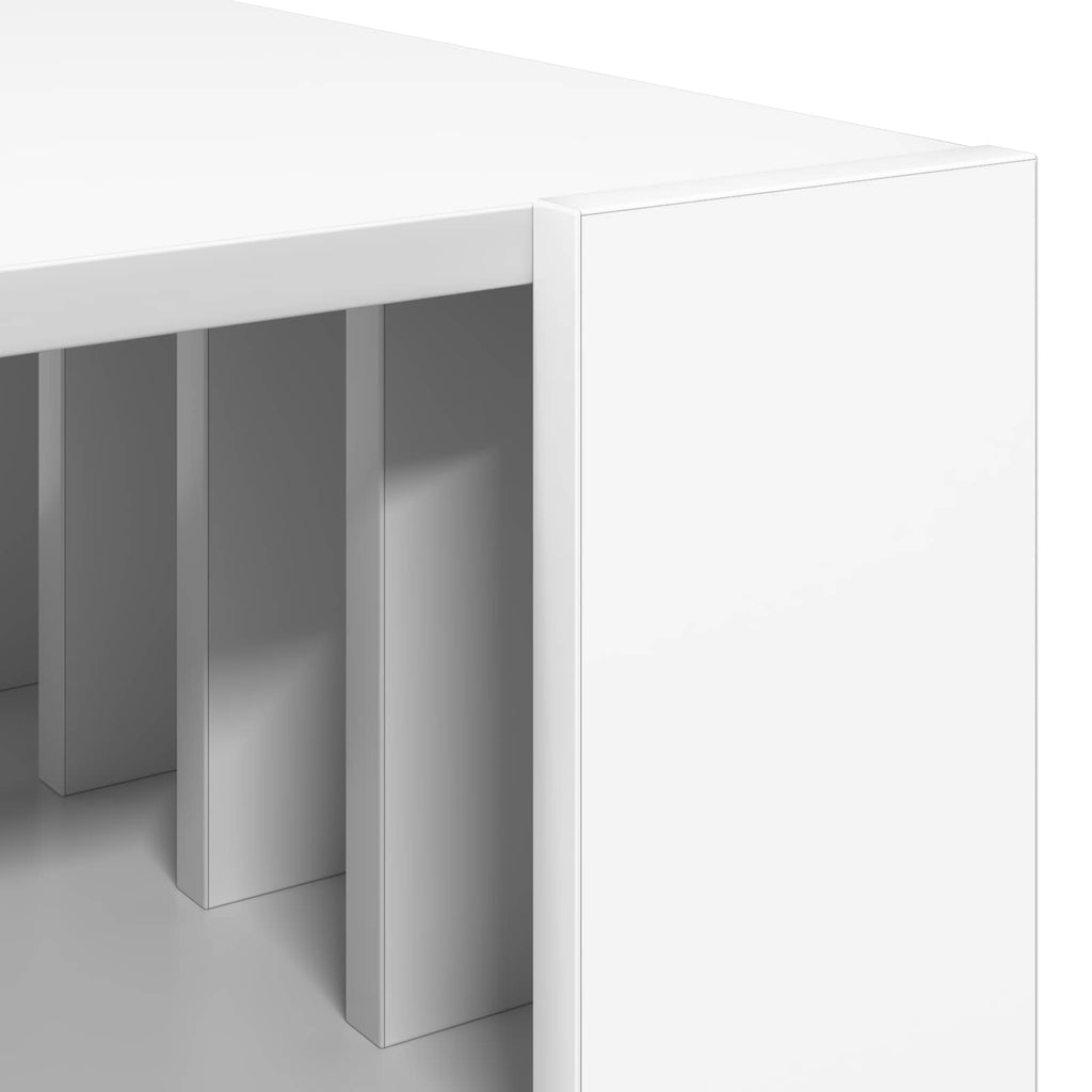 vidaXL Stolik kawowy Biały 66 x 49,5 x 45 cm Materiał drewnopochodny